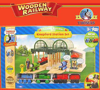 Thomas the train and friends wooden railway train set toy countless Talking Sodor phrases kids adore