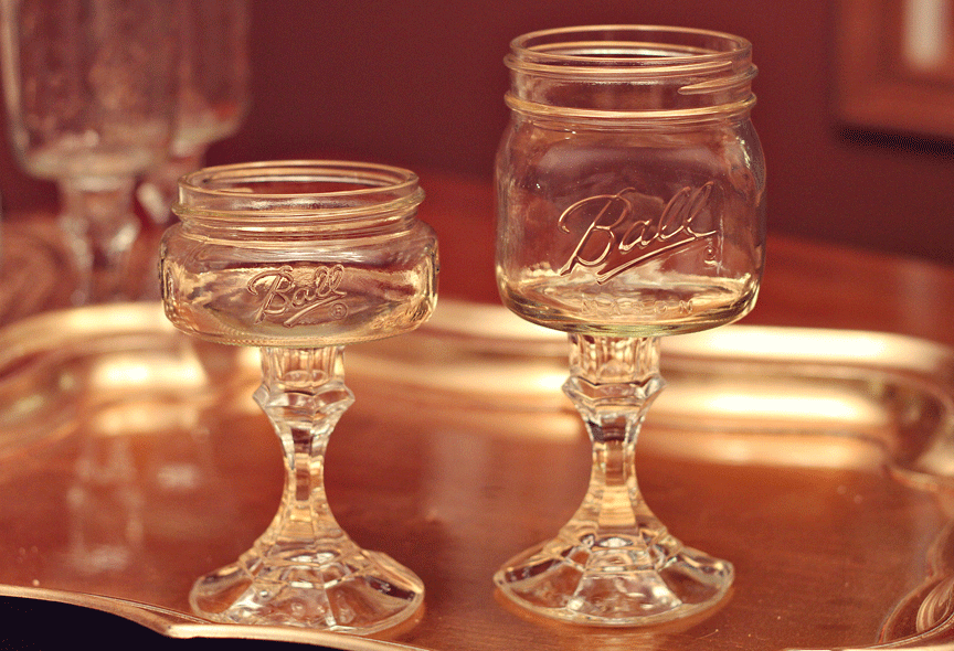 Hayseed Homemakin Mason Jar Barware Mason Jar Barware Go To Wine Gles Diy