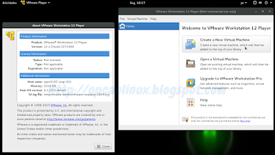 VMware Workstation Player instalado - openSUSE Leap VMware Workstation Player instalado - openSUSE Leap