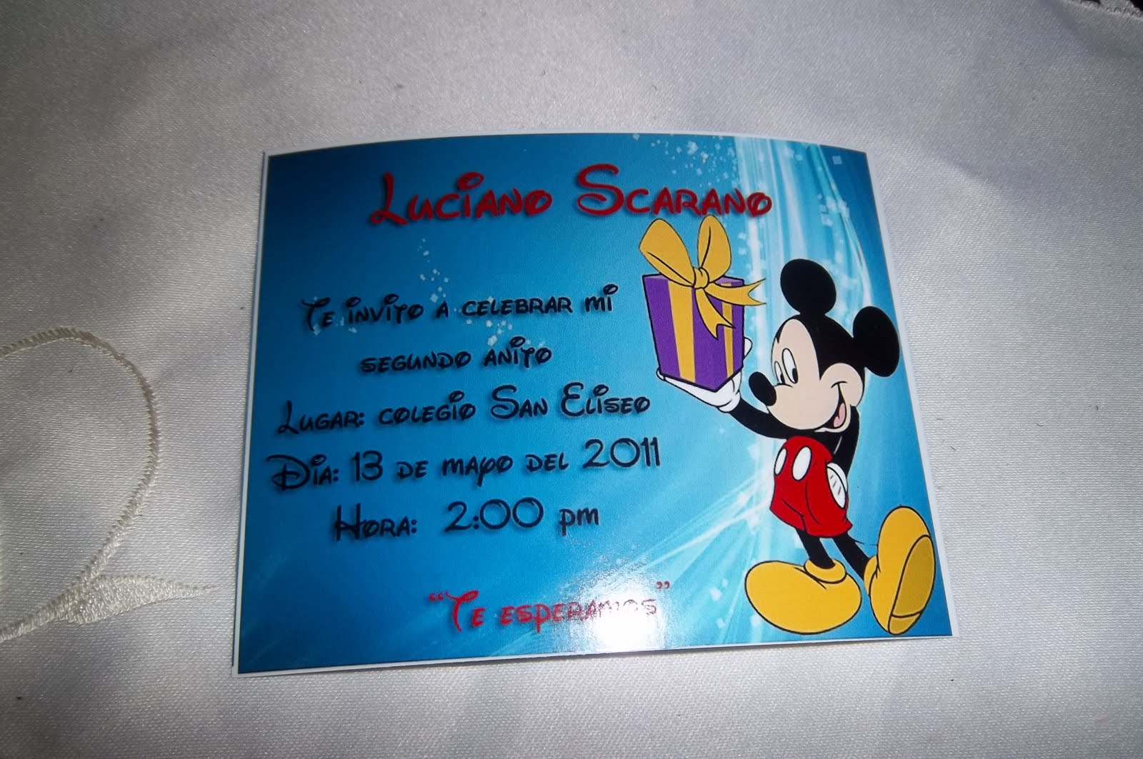 DISEÑOS ANYOLUCHY: Tarjetas de Invitación