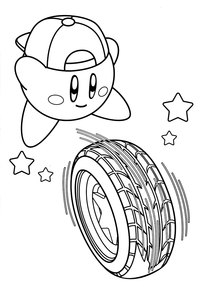 Cute Kirby Coloring Pages Pictures