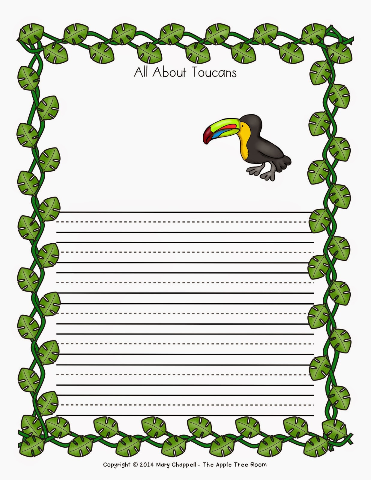 Leaf page border image