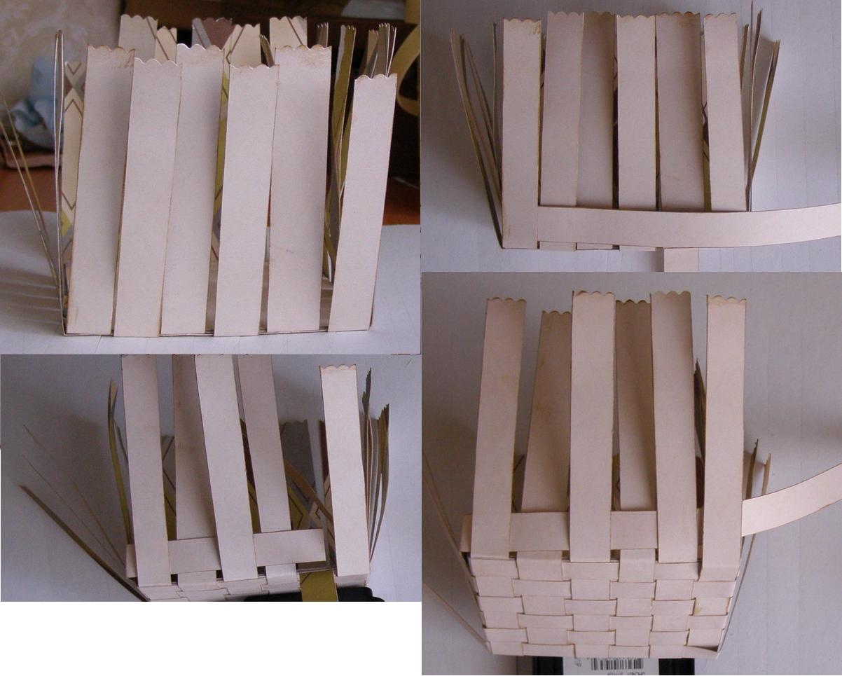 Canastas para pétalos paso a paso