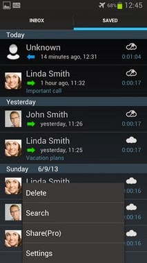 Automatic Call Recorder Pro android apk - Screenshoot