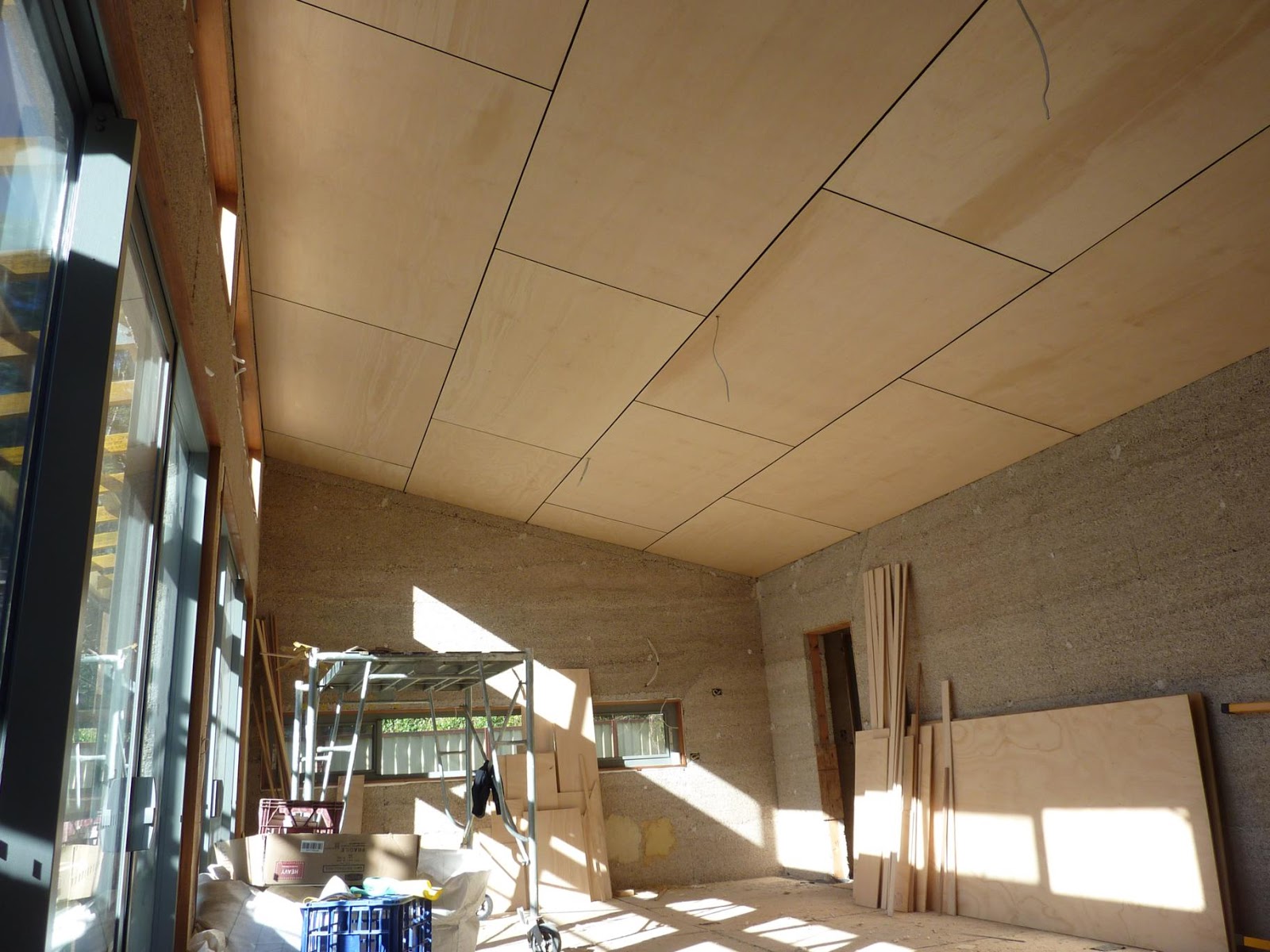 Culburra Hemp House Ceilings and Internal Walls Completed