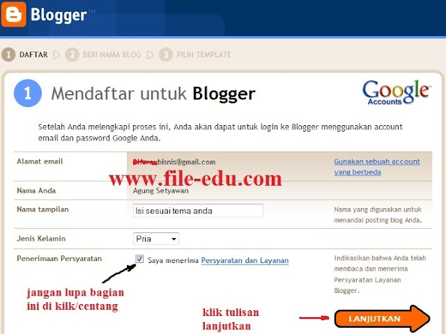 Cara membuat blog atau website di blogspot Cara membuat blog atau website di blogspot