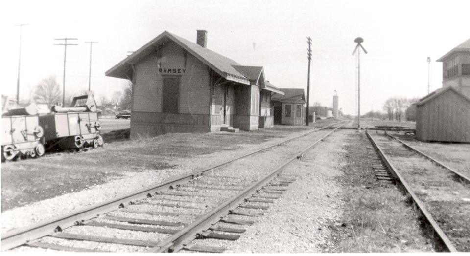 Towns and Nature Ramsey, IL Junction Tower NKP (Clover Leaf) and