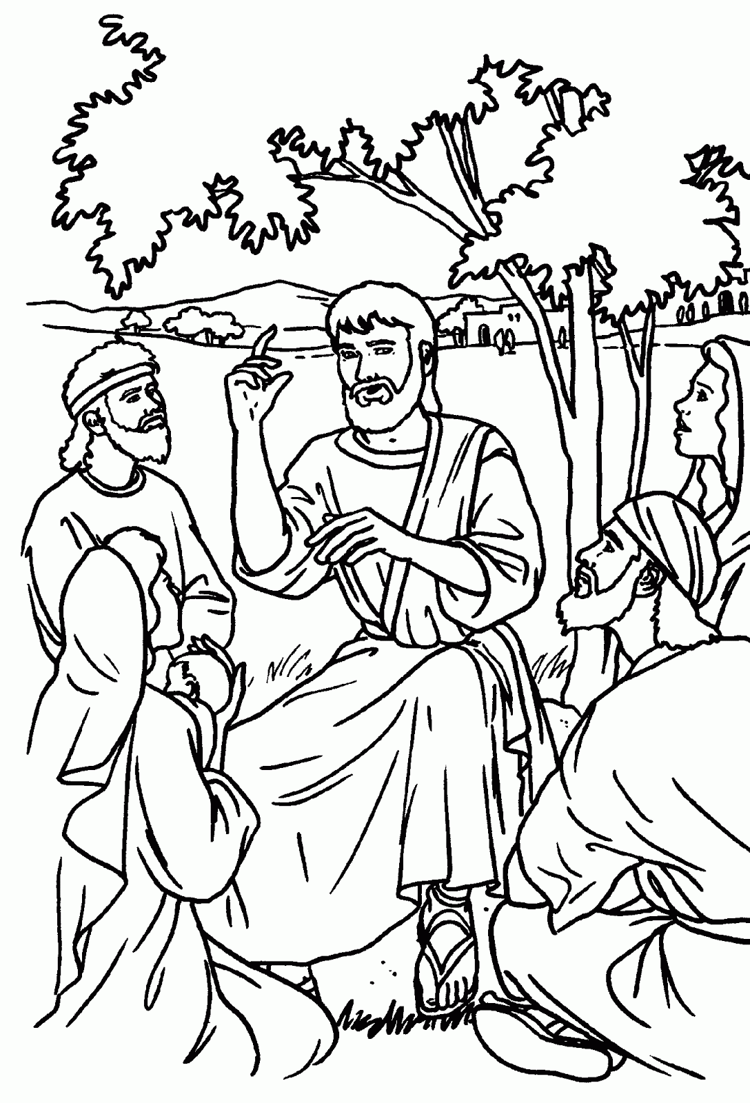 Dibujos Para Colorear Cristo Es Hellokids Com