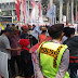 Ada Unjuk Rasa di depan Kantor BUMN, Jl. Medan Merdeka Selatan Lalin Padat