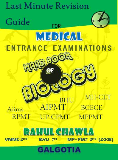 Handbook of Biology - a Last Minute Revision Guide for Medical Entrance Examinations