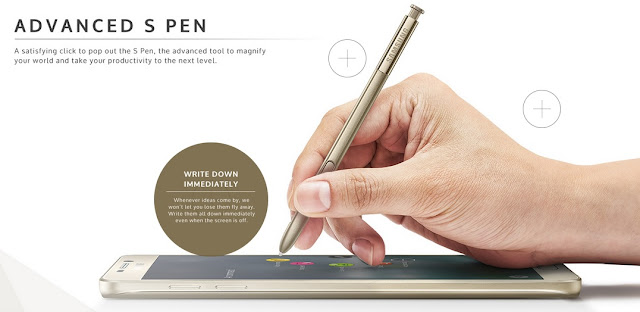 Samsung, Galaxy, Note Note 5, Terbaru. S Pen Samsung Galaxy Note 5