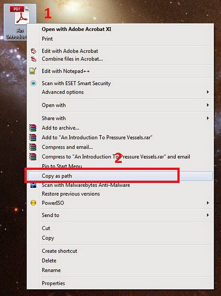 Copy The Full Path Of A File-Folder To The Windows Clipboard 4 Copy The Full Path Of A File-Folder To The Windows Clipboard 4