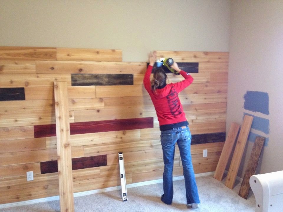 Reclaimed Wood Wall Hester Way