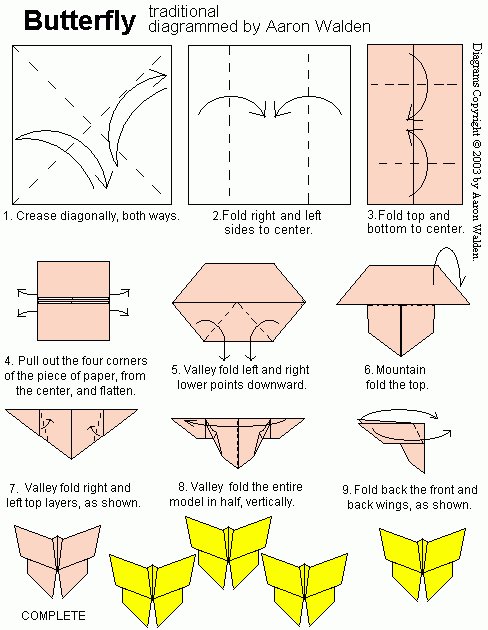 butterfly origami steps butterfly origami steps