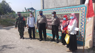 Sosialisasi Pencegahan Covid Babinsa Sambangi Ponpes