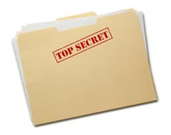 None of your business! FOlder marked Top Secret