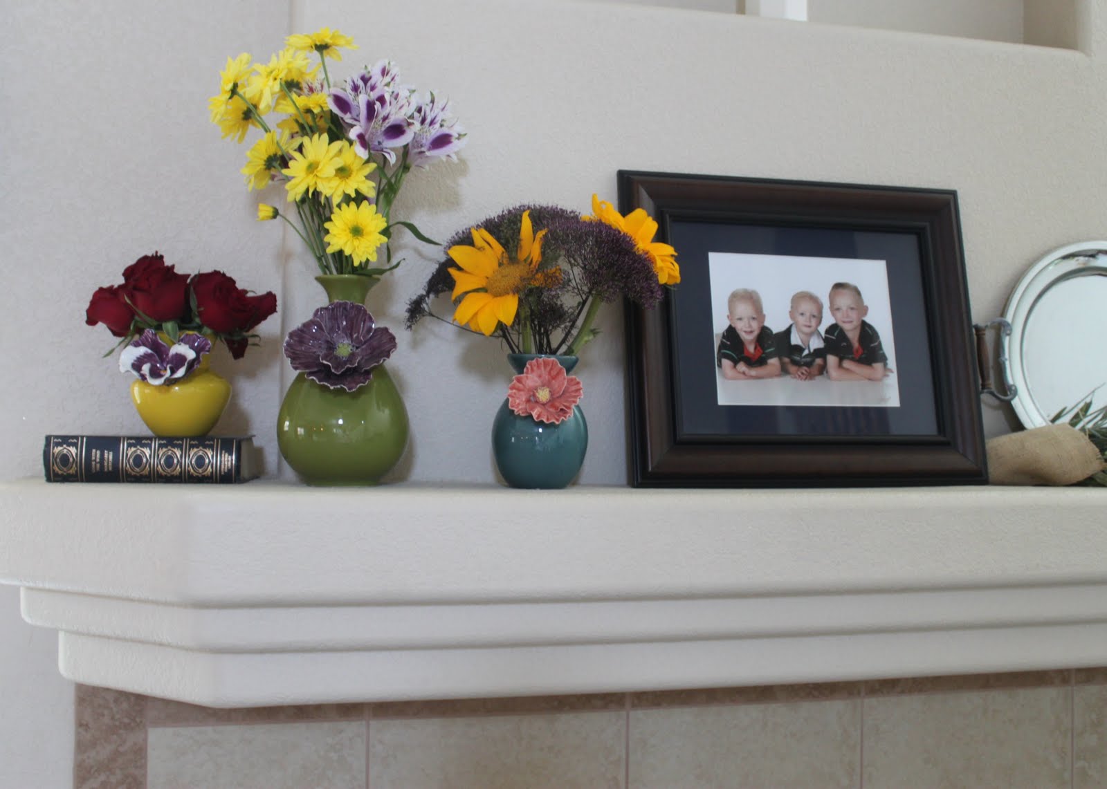 Moore Minutes Recycled Flower Arrangements