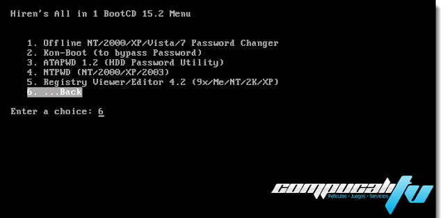 Hiren’s BootCD v15.2 Diagnostico para Reparar PC Computadores