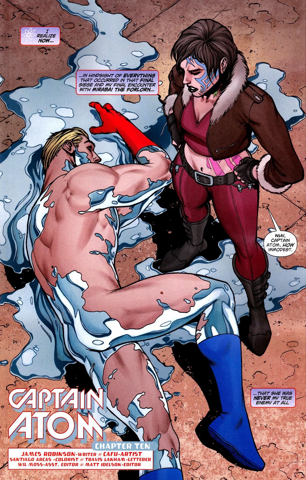 Shirtless Superheroes: Naked Captain Atom