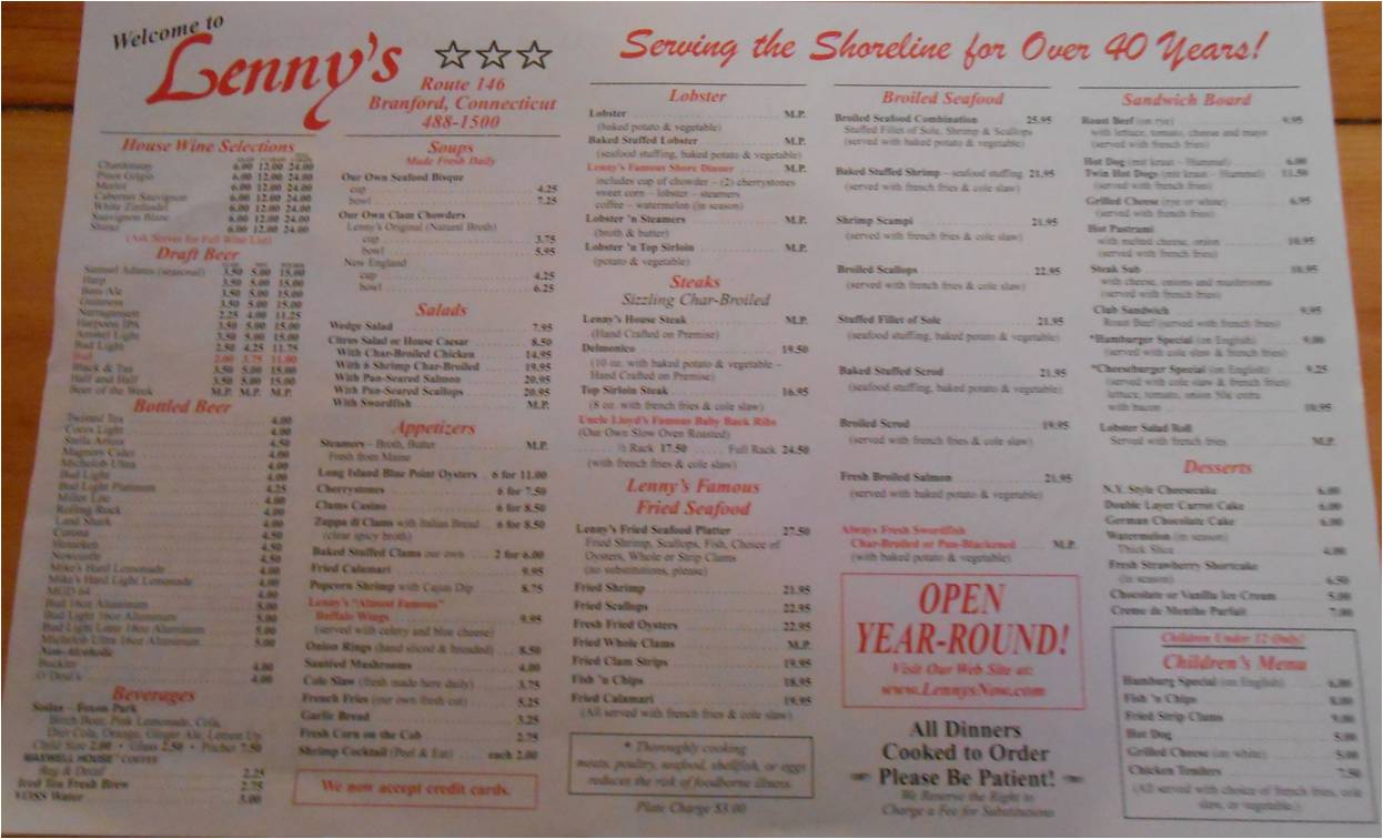 Home Place Lenny's Indian Head Inn in Branford, CT