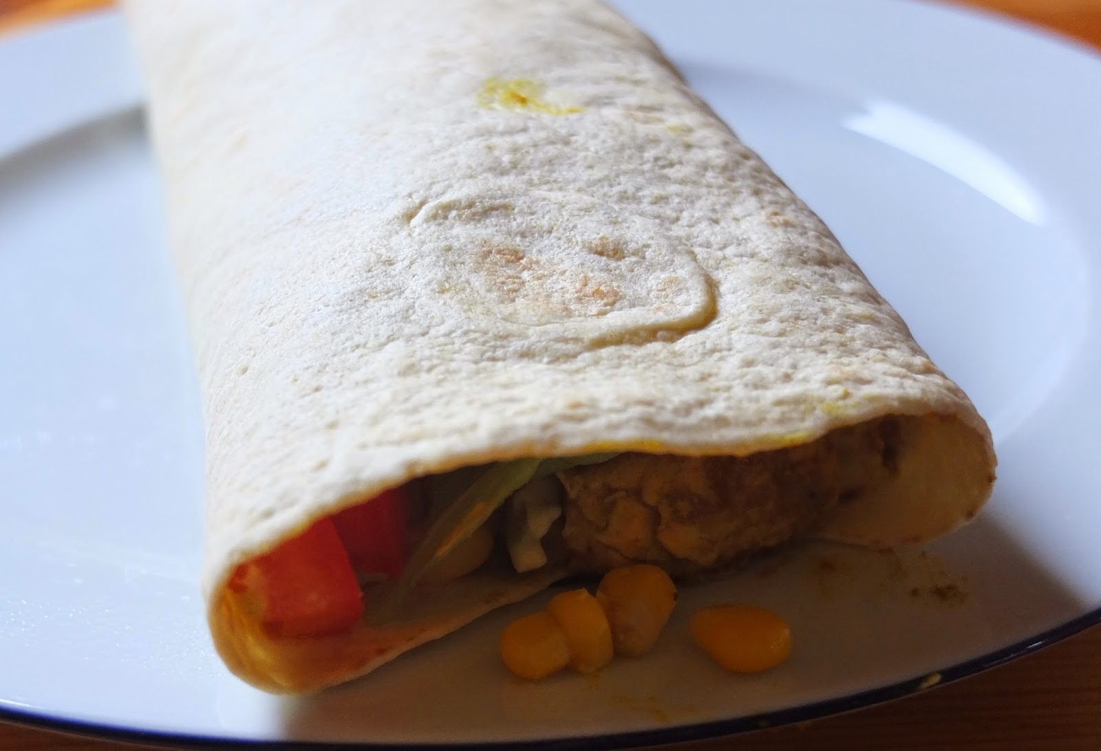 Wraps mit CurryHähnchen und Frischkäse