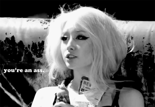 jiyeon-black&white.gif