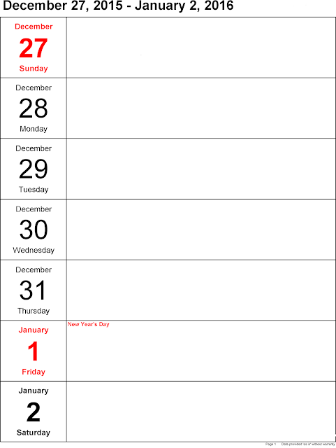 2016 Weekly Printable Calendar Excel, 2016 Calendar Template Excel, Excel Weekly planner free, weekly planner template excel 2016, 2016 Calendar in excel format