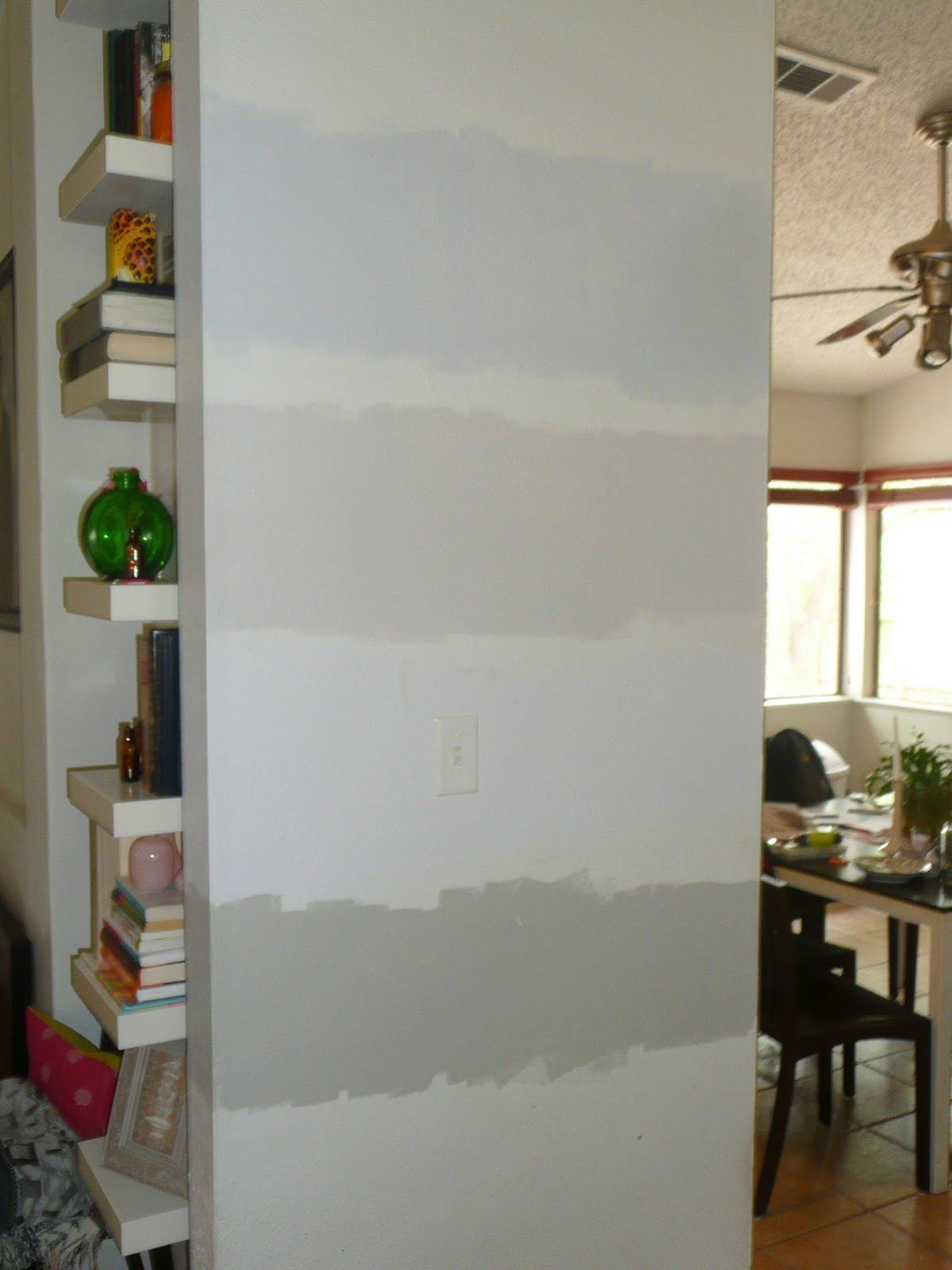 Top to bottom Manhattan Mist (760E2) Burnished Clay