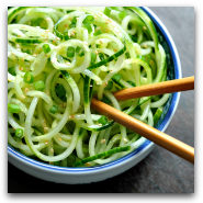 Sweet and Sour Cucumber Noodles