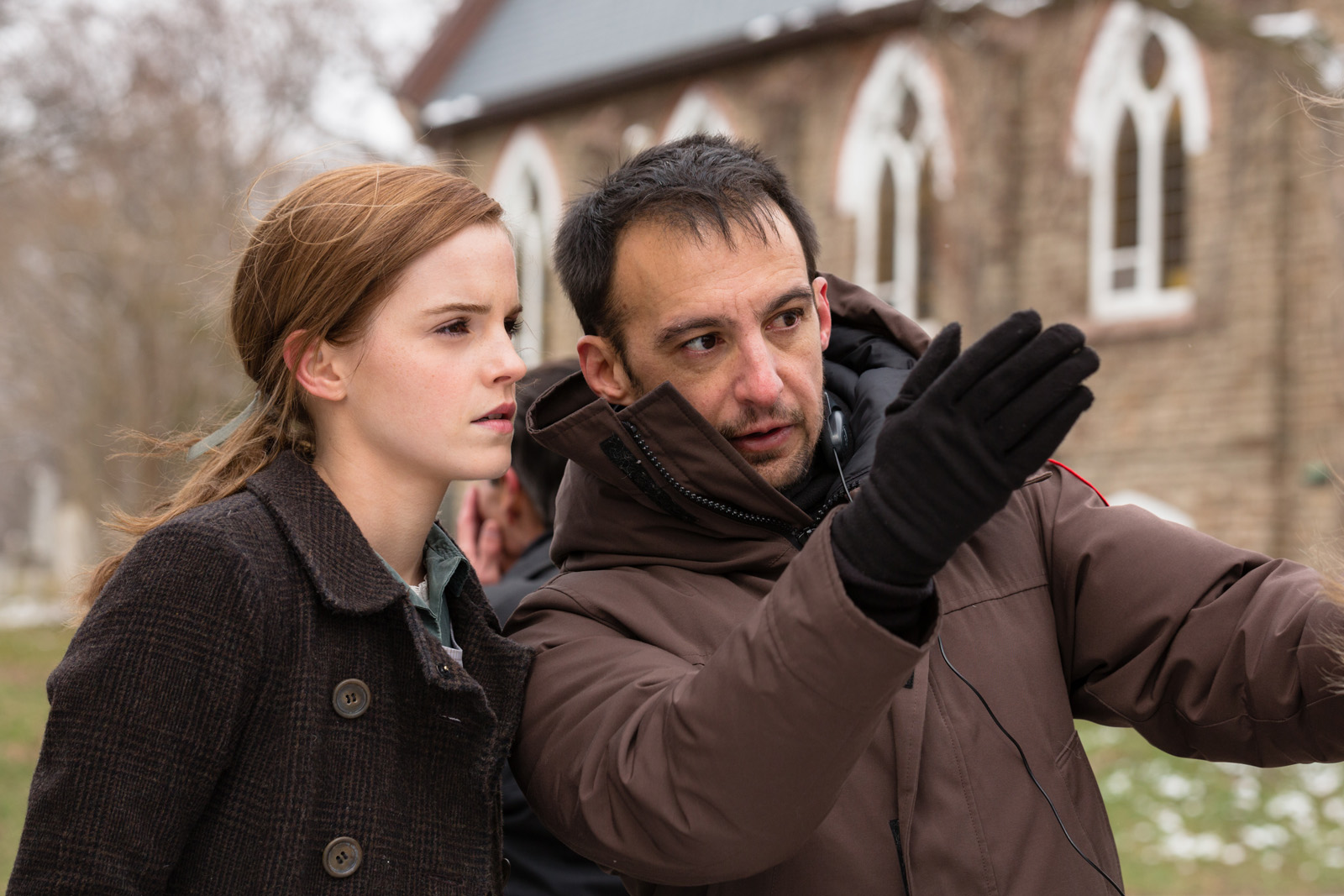 Emma Watson and Director Alejandro in REGRESSION Regression