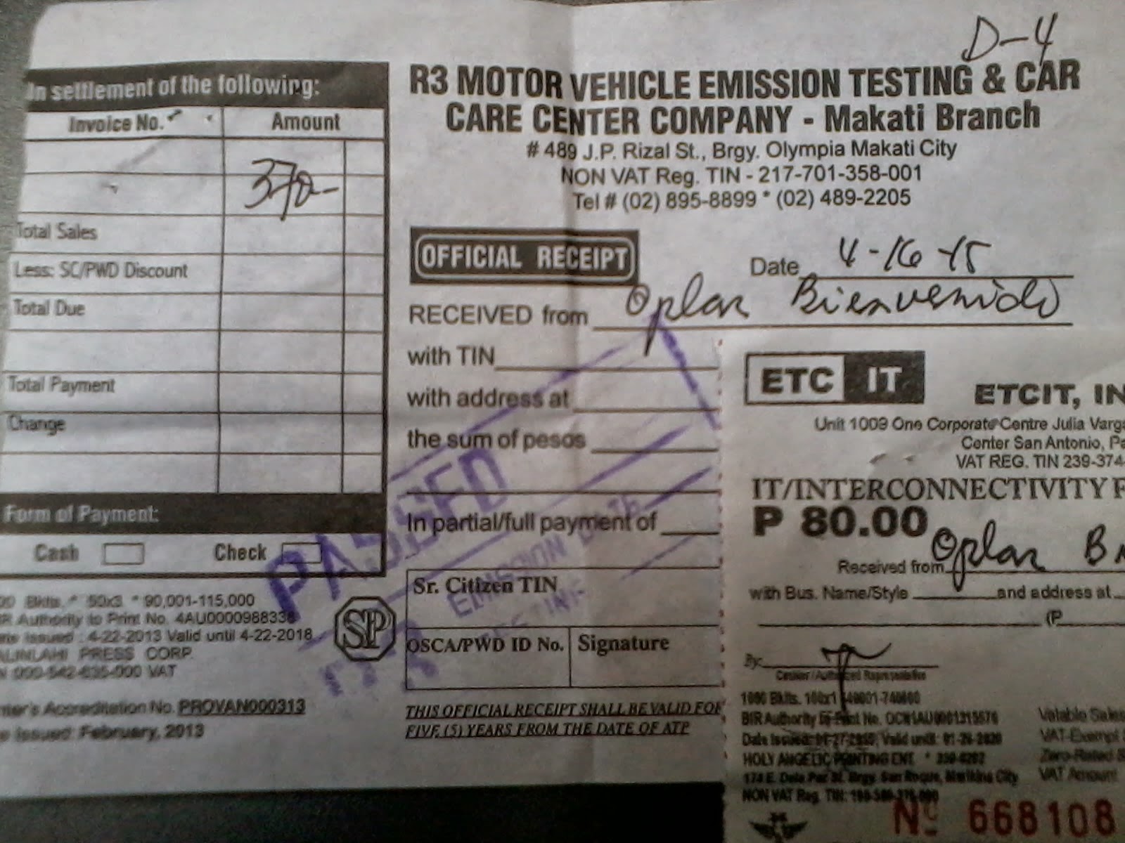 Government and Taxes LTO Bureaucracy 7 Cost of Annual Car Registration