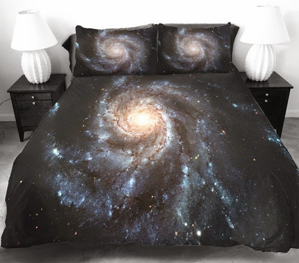 galaxy luxury bed linen for space world