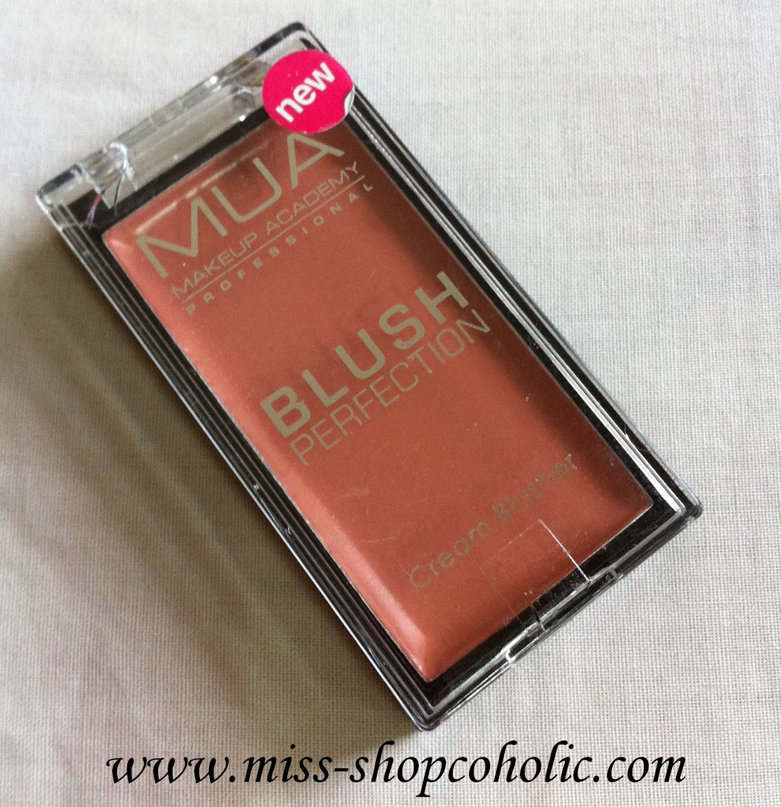 Miss Shopcoholic Review Makeup Academy MUA Blush Perfection Cream Blusher