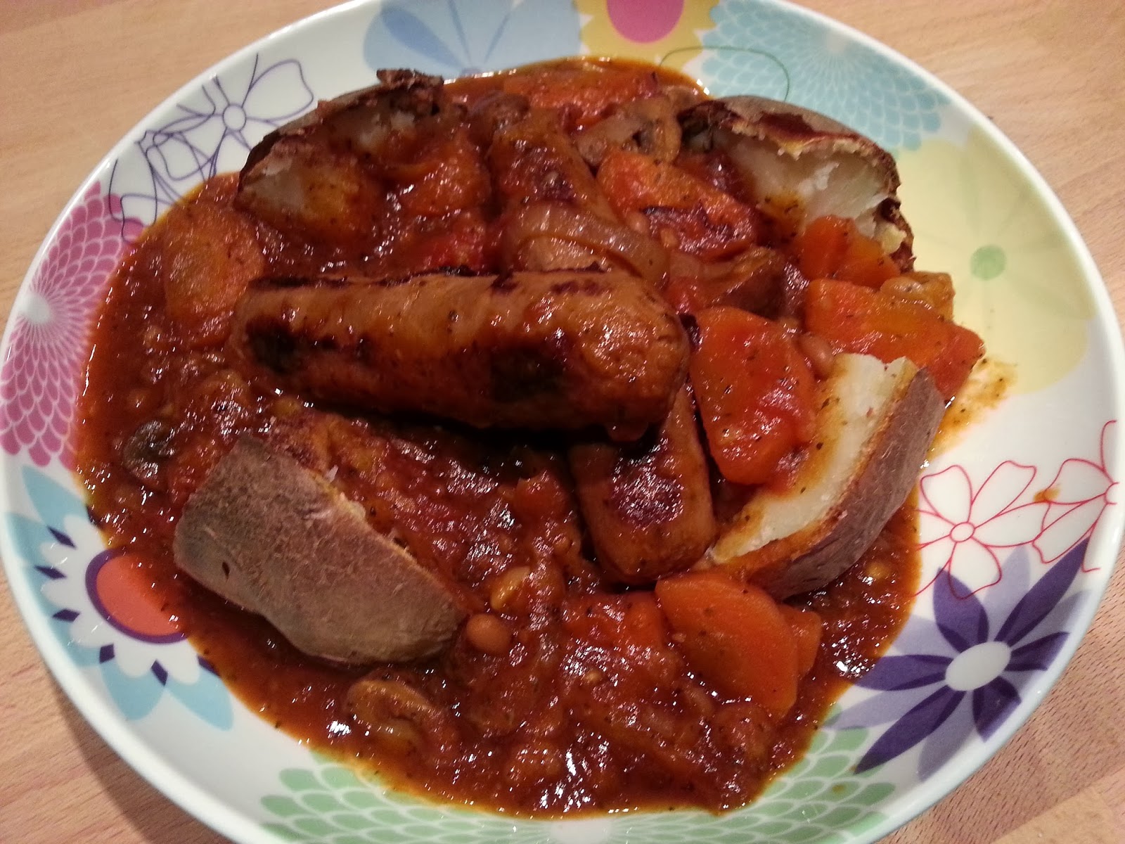 Slimming World Delights Sausage Casserole