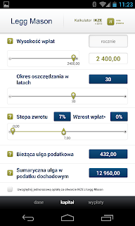 Kalkulator IKZE z Legg Mason - kapitał