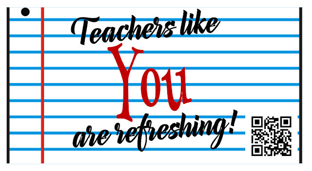 Teachers like you are refreshing! 