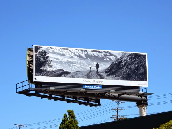 Shot on iPhone 6 Hill hike Renee M billboard Pico Boulevard Shot on iPhone 6 Renee M billboard