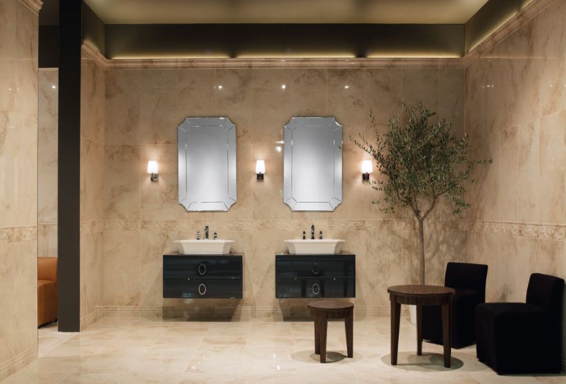 Bagno classico in muratura. arredamento per bagni cucine componibile ... Pavimenti e rivestimenti bagno classico