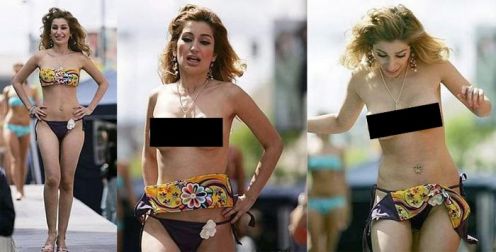 Sports star, fashion model and celebrity Wardrobe Malfunctions
