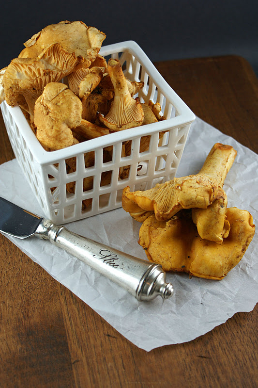 Authentic Suburban Gourmet Chanterelle and Shitake Mushroom Crostini
