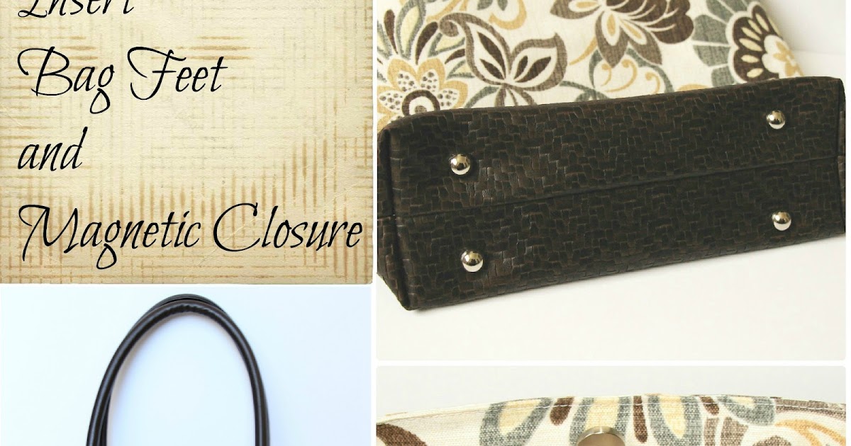 Let's make it lovely Adding Hard Base, Bag feet and Closure