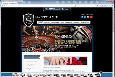 www.santoslimousine.com Santos VIP Limousine