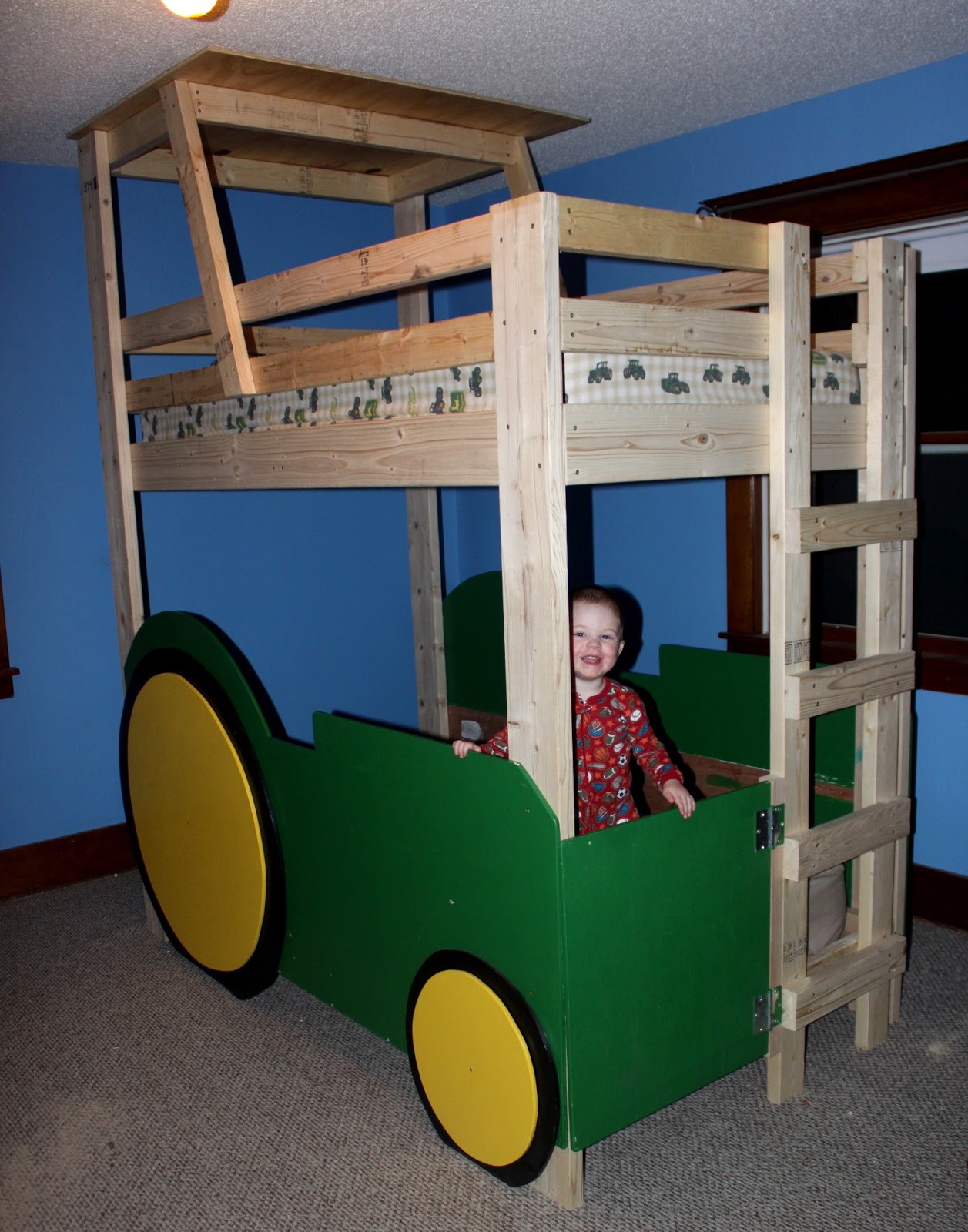 Oopsie Daisy Natural Baby John Deere Bunk Bed!