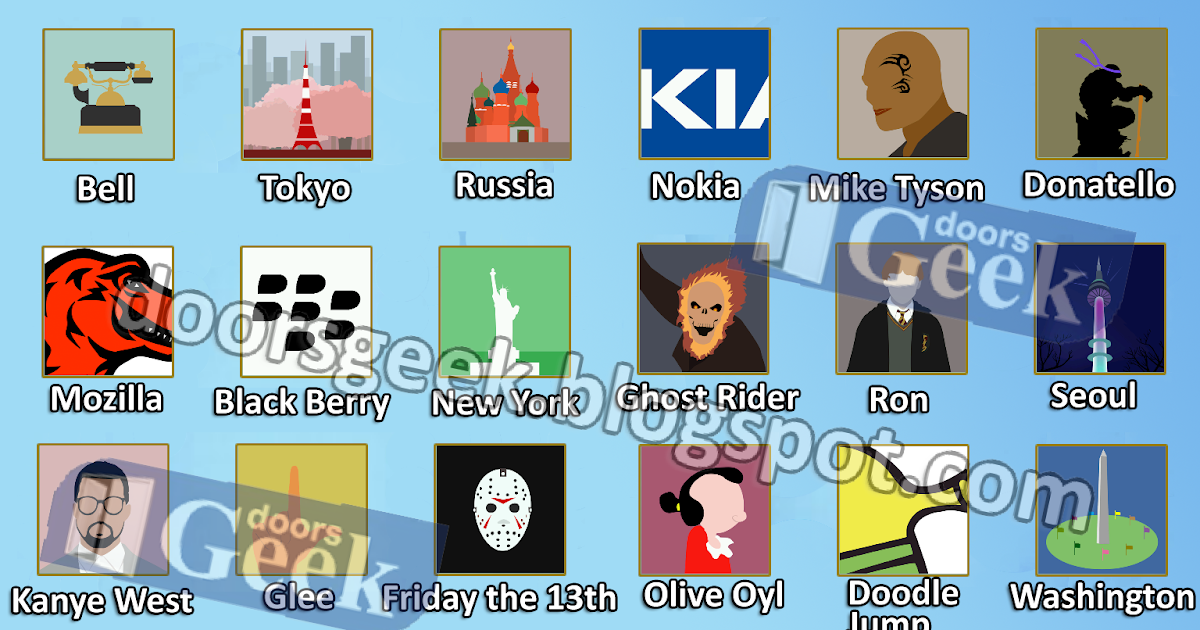 Icomania - What's the Icon? Level 5 ~ Doors Geek