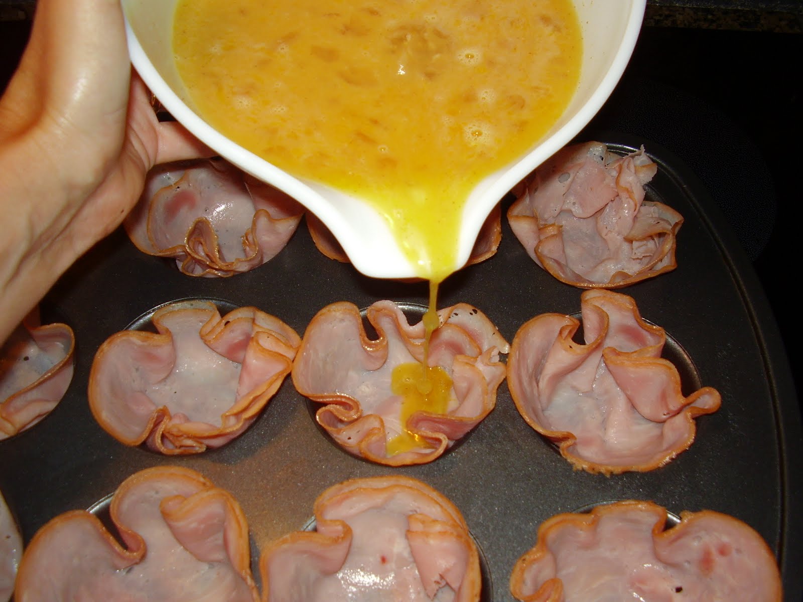 Kristi's Dishes Ham, Egg, and Cheese Cups