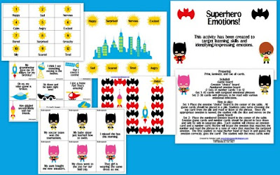 Free Printable Superhero Emotions Chart - prntbl ...