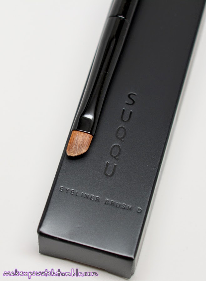 makeup SUQQU Eyeliner Brush D and Eyeshadow Brush F