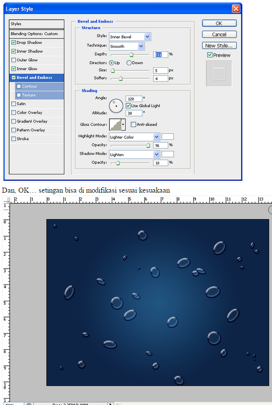 Cara Membuat Efek Air di Photoshop Cara Membuat Efek Air di Photoshop