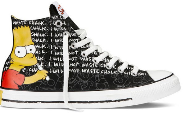 zapatillas converse de los Simpson