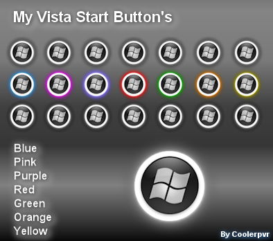 VISTA START BUTTON vista start button: